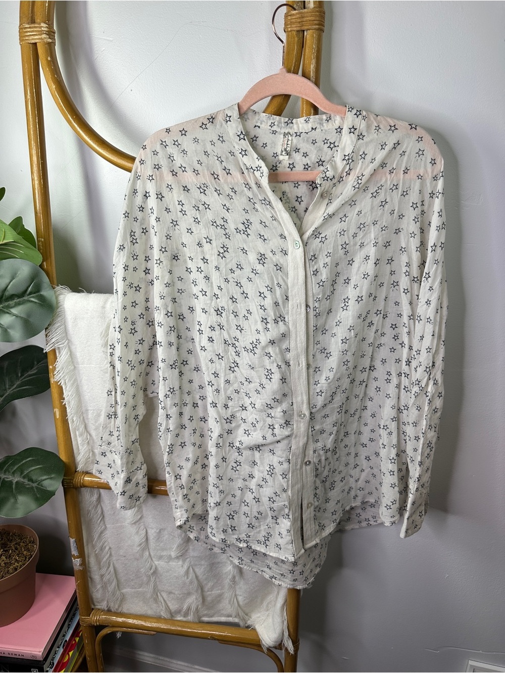 Free People Intimately Star Blouse sz XS